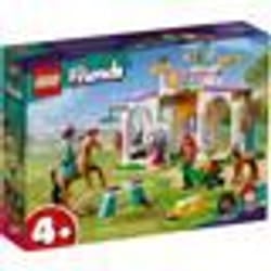LEGO Friends 41746 Addestramento Equestre, Scuderia Cavalli Giocattolo e Mini Bamboline, Cura degli 1 St