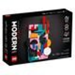 LEGO ART 31210 Arte Moderna, Canvas Astratto da Costruire, Hobby Creativi Adulti e Adolescenti, Ide 1 St