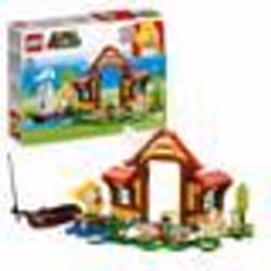 LEGO Super Mario 71422 Pack di Espansione Picnic alla Casa di Mario con Figura di Yoshi Giallo, Ide