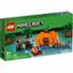 LEGO Minecraft 21248 La Fattoria delle Zucche, Casa Giocattolo Costruibile, Giocattoli d&#039;Azione, Re