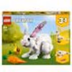 LEGO Creator 31133 Coniglio Bianco, Set 3in1, Costruzioni Animali Giocattolo Coniglietto, Foca e Pa