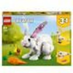 LEGO Creator 31133 Coniglio Bianco, Set 3in1, Costruzioni Animali Giocattolo Coniglietto, Foca e Pa 1 St