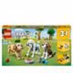 LEGO Creator 31137 Adorabili Cagnolini, Set 3 in 1 con Bassotto, Carlino, Barboncino e altri Animal