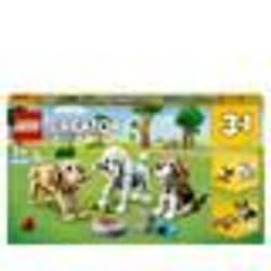 LEGO Creator 31137 Adorabili Cagnolini, Set 3 in 1 con Bassotto, Carlino, Barboncino e altri Animal St