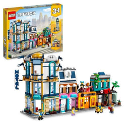 LEGO Creator 3in1 31141 Strada Principale, Grattacielo Art Déco o del Mercato, Kit Modellism 1 St