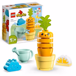 LEGO DUPLO My First 10981 Una Carota che Cresce, Gioco Impilabile, Giochi Educativi per Bambini da