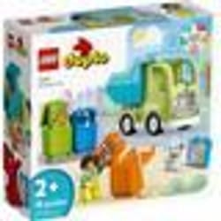 LEGO DUPLO 10987 Camion Riciclaggio Rifiuti, Spazzatura Giocattolo, Gioco Educativo per Bamb 1 St