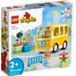 LEGO DUPLO 10988 Lo Scuolabus, Gioco Educativo con Veicolo e Personaggi, Regalo Didattico per Bambi