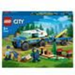LEGO City 60369 Addestramento Cinofilo Mobile con SUV Macchina Polizia Giocattolo e Rimorchio, 2 An 1 St