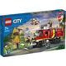 LEGO City Fire 60374 Autopompa dei Vigili del Fuoco, Unita' di Comando Pompieri, Camion Giocattolo 1 St