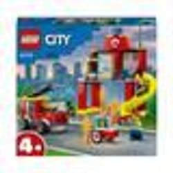 LEGO City Fire 60375 Caserma dei Pompieri e Autopompa, Camion Giocattolo Vigili del Fuoco, Gioc 1 St