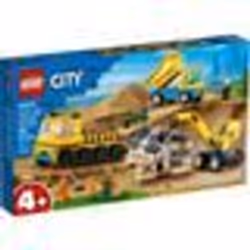 LEGO City 60391 Camion da Cantiere e Gru con Palla da Demolizione, Set con Veicoli Giocattolo, Gioc
