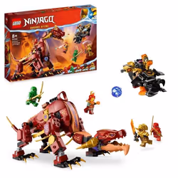 LEGO NINJAGO 71793 Dragone di Lava Transformer Heatwave, Serie Dragons Rising con Drago Giocattolo