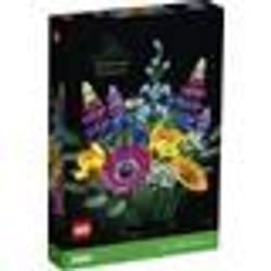 LEGO Icons 10313 Bouquet Fiori Selvatici Finti con Papaveri e Lavanda Artificiali, Idea Regalo Adul 1 St