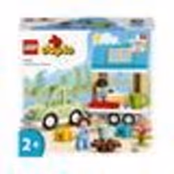 LEGO DUPLO Town 10986 Casa su Ruote, Set da Campeggio con Mattoncini Grandi, Macchina Giocattolo pe