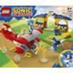 LEGO Sonic the Hedgehog 76991 Laboratorio di Tails e Aereo Tornado con Giocattolo 4 Persona 1 St