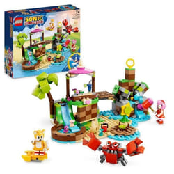 LEGO Sonic the Hedgehog 76992 L'Isola del Soccorso Animale di Amy, Giocattolo con 6 Personaggi, Reg 1 St