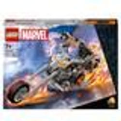 LEGO Marvel 76245 Mech e Moto di Ghost Rider, Giocattolo con Action Figure Snodabile Supereroe, 1 St
