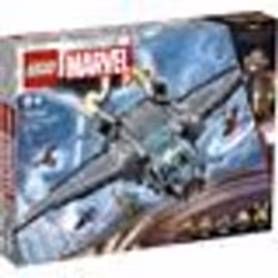 LEGO Marvel 76248 Il Quinjet degli Avengers, Astronave Giocattolo con le Minifigure di Thor e Iron