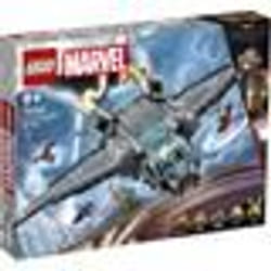 LEGO Marvel 76248 Il Quinjet degli Avengers, Astronave Giocattolo con le Minifigure di Thor e Iron 1 St