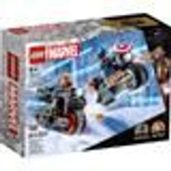 LEGO Marvel 76260 Motociclette di Black Widow e Captain America, Set Avengers Age of Ultron con 2 S 1 St
