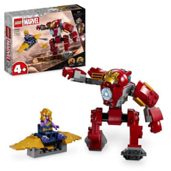 LEGO Marvel 76263 Iron Man Hulkbuster vs. Thanos, Gioco per Bambini 4+ Anni, Action Figure con Aere 1 St
