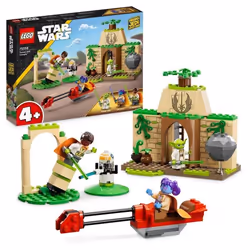 LEGO Star Wars 75358 Tempio Jedi su Tenoo con Maestro Yoda, Spade Laser Giocattolo, Droide e Speede