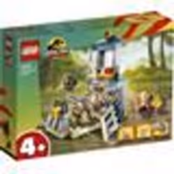 LEGO Jurassic Park 76957 La Fuga del Velociraptor, Dinosauro Giocattolo per Bambini 4+ Anni con Din