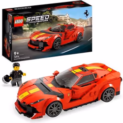 LEGO Speed Champions 76914 Ferrari 812 Competizione, Modellino di Auto da Costruire, Macchina Gioca