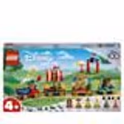 LEGO Disney 43212 Treno delle Celebrazioni Disney 100° Anniversario con Carri Giocattolo e Figure d