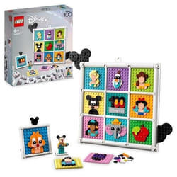 LEGO Disney 43221 100 Anni di Icone Disney, Set Arti e Mestieri con Personaggi, 72 Mosaici da Crear 1 St