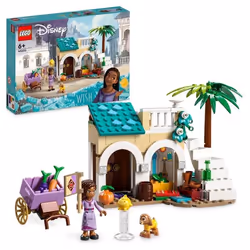 LEGO Disney Wish 43223 Asha nella Citta&#039; di Rosas dal Film Wish con Mini Bambolina di Asha, Giochi