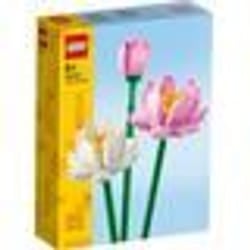 LEGO Creator 40647 Fiori di Loto, Finti per Bambini da 8+, Bouquet Regalo San Valentino, 1 St