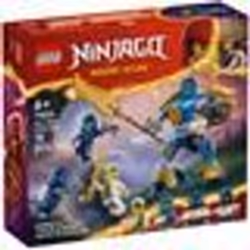 LEGO NINJAGO 71805 Pack Mech da Battaglia di Jay, Giochi per Bambini 6+, Action Figure Giocattolo d