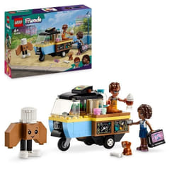 LEGO Friends 42606 Furgoncino del Fornaio, Giochi per Bambini di 6+ Anni con Cucina Giocattolo, Cib 1 St