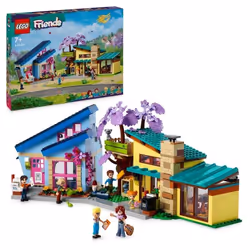 LEGO Friends 42620 Le Case di Olly e Paisley, Giochi per Bambini di 7+ Anni con 2 Case Giocattolo d