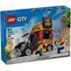 LEGO City 60404 Furgone degli Hamburger Giocattolo, Veicolo per Bambini 5+ Anni, Camion Food Truck 1 St