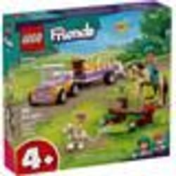 LEGO Friends 42634 Rimorchio con Cavallo e Pony, Giocattolo per la Cura degli Animali 2 Mini Ba 1 St