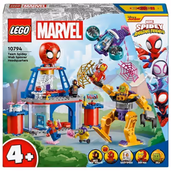 LEGO Spidey e i Suoi Fantastici Amici 10794 Quartier Generale di Team Spidey, Giochi Bambini 4+ con
