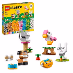 LEGO Classic 11034 Animali Domestici Creativi, Giocattolo per Bambini di 5+ Anni Costruire Cane 1 St