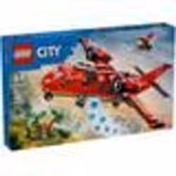LEGO City 60413 Aereo Antincendio, Giocattolo dei Vigili del Fuoco per Bambini di 6+ Anni con 3 Min