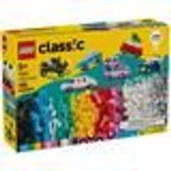 LEGO Classic 11036 Veicoli Creativi, Modellini di Auto in Mattoncini, Macchine Giocattolo per Bambi 1 St