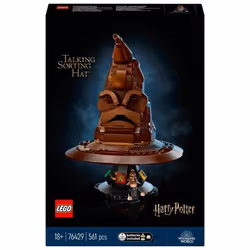 LEGO Harry Potter 76429 Cappello Parlante di Hogwarts con Stemma delle Case e 31 Suoni, Idea Regalo