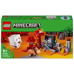 LEGO Minecraft 21255 Agguato nel Portale del Nether, Gioco per Bambini di 8+ Anni, Set con Scene 1 St