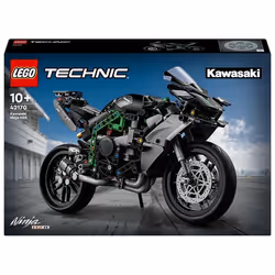 LEGO Technic 42170 Motocicletta Kawasaki Ninja H2R, Giochi per Bambini 10+, Modellino di Moto Gioca