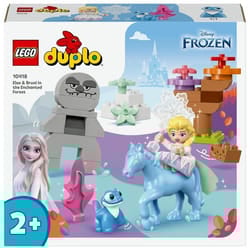 LEGO DUPLO Disney 10418 Elsa e Bruni nella Foresta Incantata, Gioco per Bambini 2+ con il Cavallo G 1 St