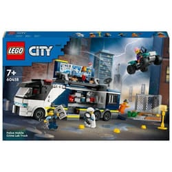 LEGO City 60418 Camion Laboratorio Mobile della Polizia, Giocattolo per Bambini di 7+ Anni con Quad 1 St