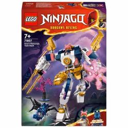 LEGO NINJAGO 71807 Mech Elemento Tech di Sora, Giochi per Bambini 7+ Anni, Action Figure Snodabile