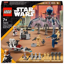 LEGO Star Wars 75372 Battle Pack Clone Trooper e Battle Droid con Veicolo Giocattolo Speeder Bike,