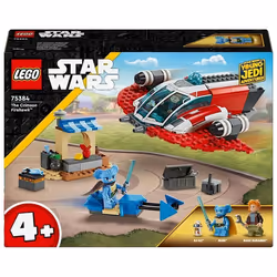 LEGO Star Wars 75384 The Crimson Firehawk, Starter Set con Astronave Giocattolo, Speeder Bike e 3 P
